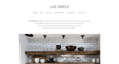 Desktop Screenshot of ilivesimple.com