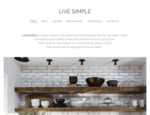 Tablet Screenshot of ilivesimple.com